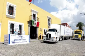 Gobierno envía ayuda a BCS y agradece la participación de los poblanos