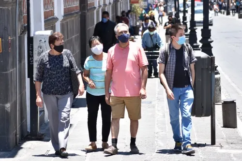 Puebla capital pasa de color rojo a naranja intenso en el Semáforo Regional