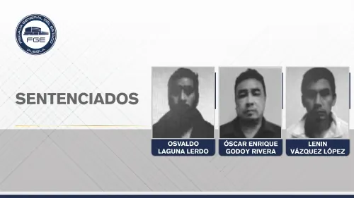 FGE Puebla obtuvo 150 años de prisión contra tres secuestradores