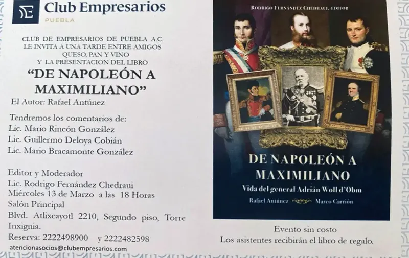 presentacion-libro-de-napoleon-a-maximiliano-club-empresarios