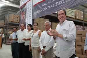 Diconsa inaugura almacén en Chiapas para reforzar alimentación indígena