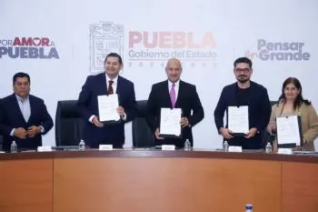 Gobierno federal y Puebla firman convenio para impulsar infraestructura, ciencia y bienestar social