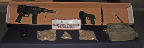 Detienen fuerzas municipales de Puebla a tres probables delincuentes