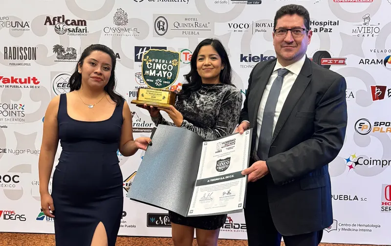 Tekuno recibe por segundo año el Reconocimiento al Trabajo Digno Puebla Cinco de Mayo