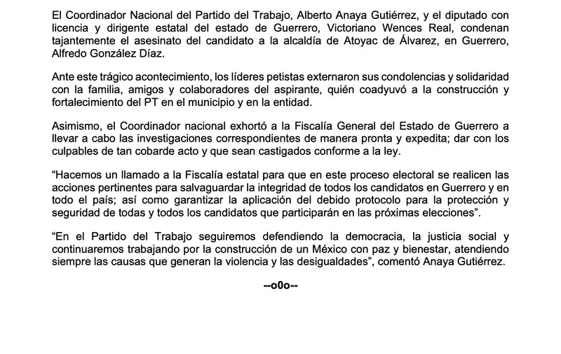 pt-condena-asesinato-alfredo-gonzalez-diaz