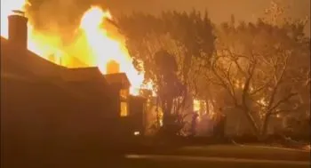 Incendio en las montañas de Hollywood amenaza al Paseo de la Fama