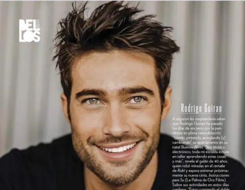 El actor Rodrigo Guirao entra a la lista de los 50 Más Bellos del 2020