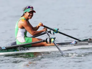 Una mexicana sorprende en remo en Río 2016