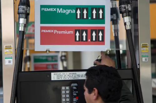 Gasolina tiene su precio máximo desde febrero