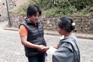 Empoderar a la gente, principal propuesta de Irma Ramos en Zacapoaxtla