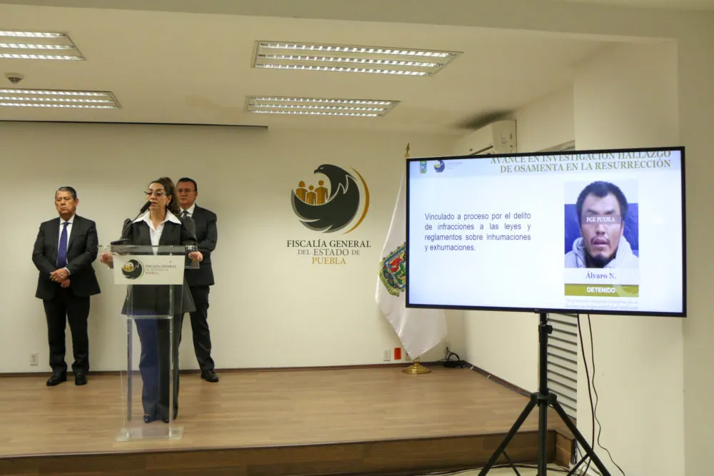 Álvaro estaba enterrando unos restos humanos cuando fue detenido