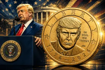 Trump ya tiene su propia moneda de un dólar: así es la nueva pieza que Estados Unidos puso a la venta