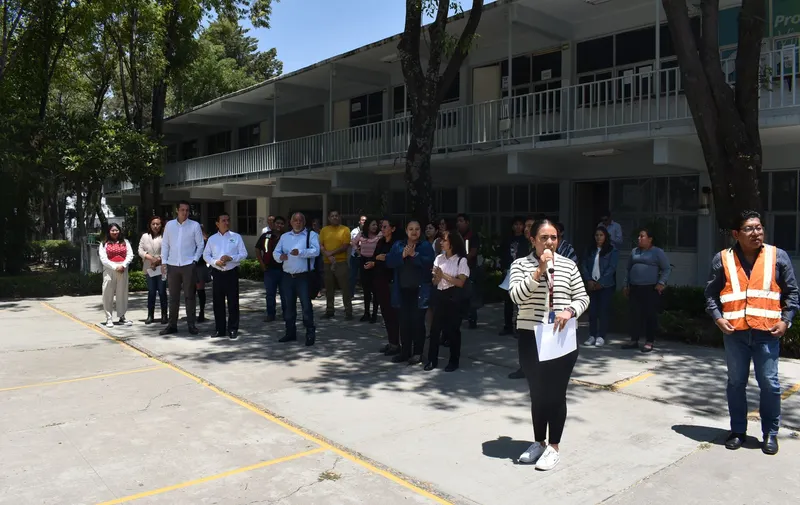 Participa Conalep Puebla en Simulacro Nacional 2025