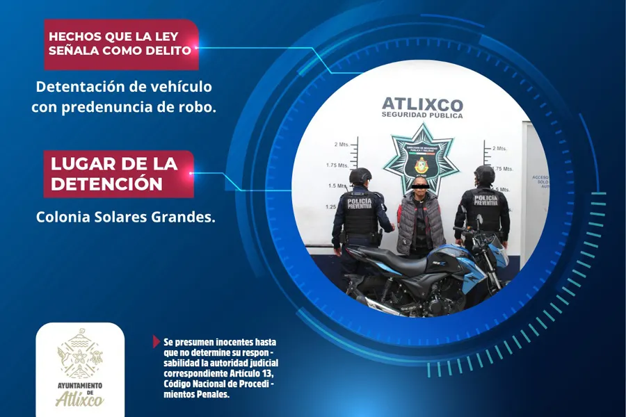Ssc Atlixco Recupera Moto Solares Grandes