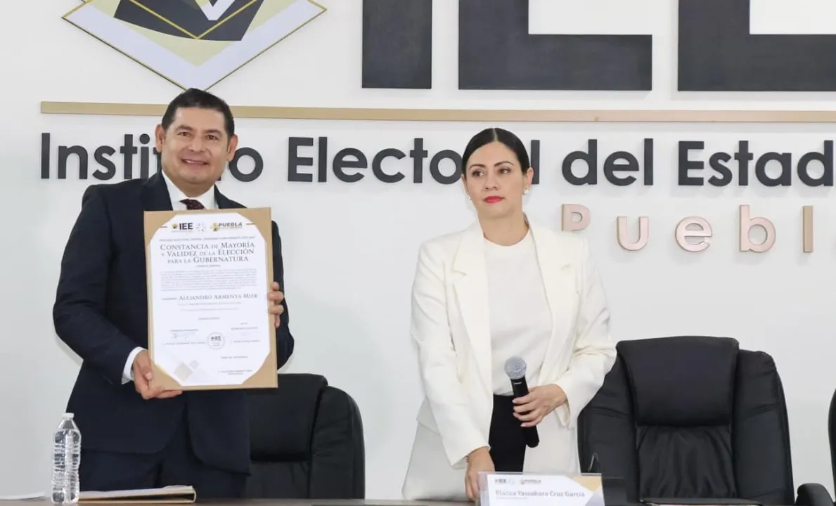 Armenta, el gobernador electo más votado en la historia de Puebla