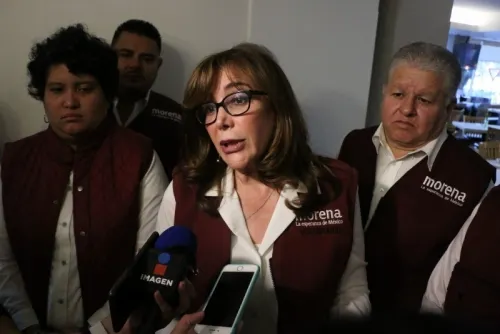 Yeidckol Polevnsky señala que dirigencia Nacional de Morena la acusa de manejar mal los recursos del
