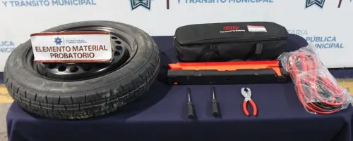 Recuperó SSC de Puebla autopartes presuntamente robadas; hay una persona detenida