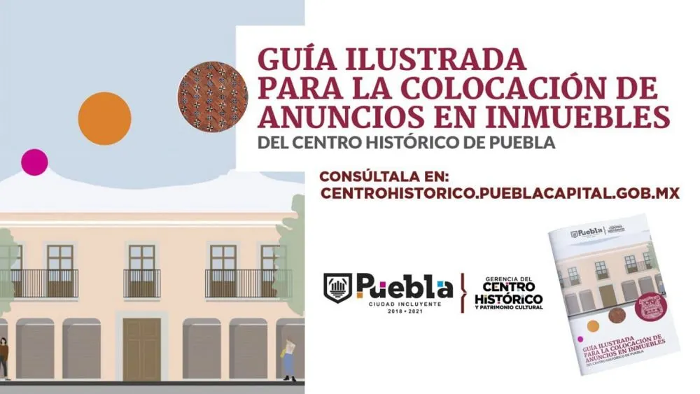 Ayuntamiento de Puebla asesora a empresarios para colocar anuncios en Centro Histórico 