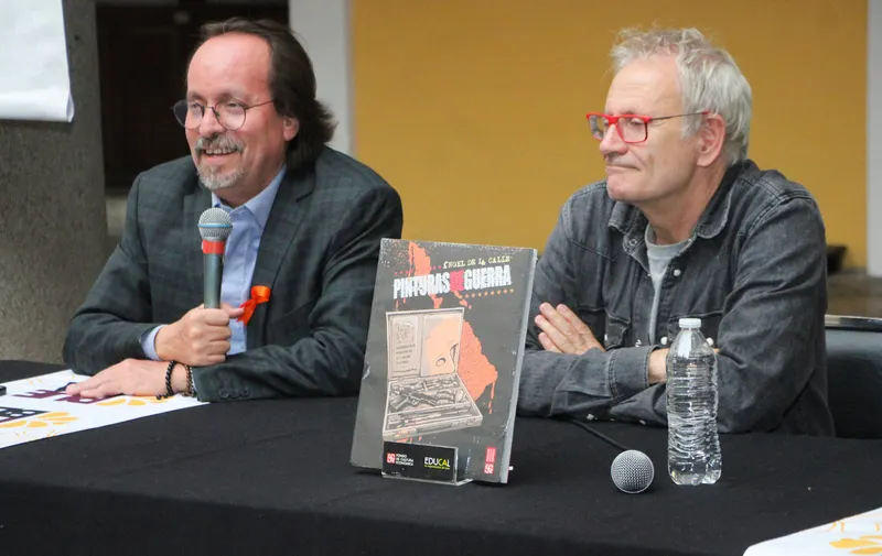 Presenta Cultura “Pinturas de Guerra”, novela gráfica de Ángel de la Calle