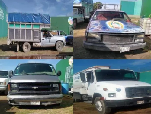 SSP recuperó 12 vehículos y cuatro cajas secas