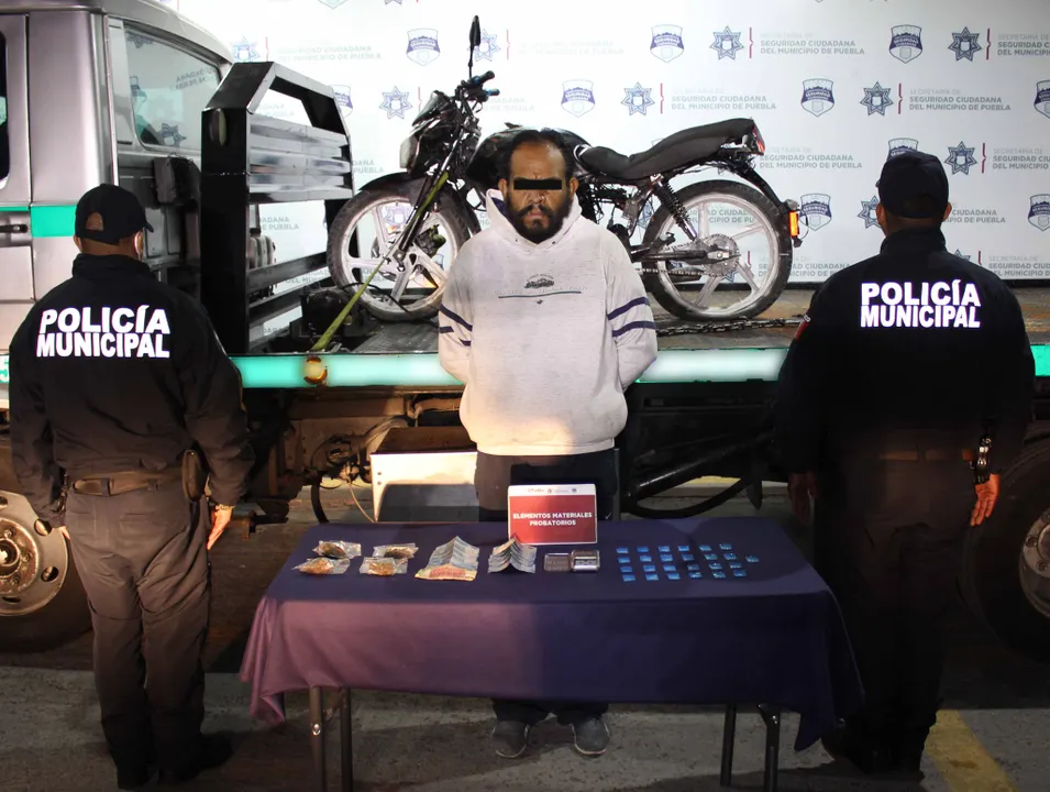 Javier “N.” y los elementos de prueba quedaron a disposición del Agente del Ministerio Público