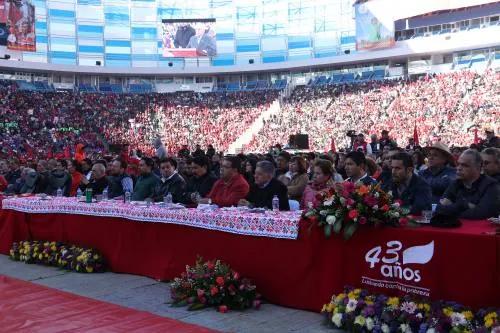 Antorcha Campesina celebra 43 años de Fundación; en pasarela políticos de todos los colores