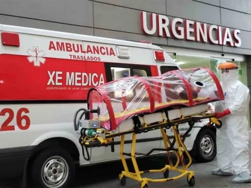 Así es la ambulancia y cápsula para pacientes con coronavirus