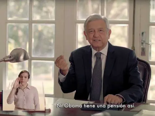 AMLO: Ni Obama tiene pensión como de expresidentes de México