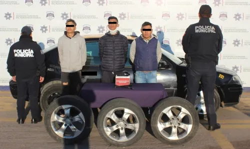 Desarticula SSC a banda presuntamente dedicada al robo de autopartes