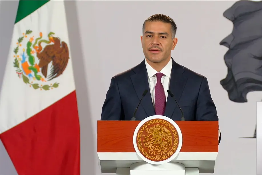 Omar García Harfuch, secretario de Seguridad y Protección Ciudadana de México. Foto: Captura de pantalla