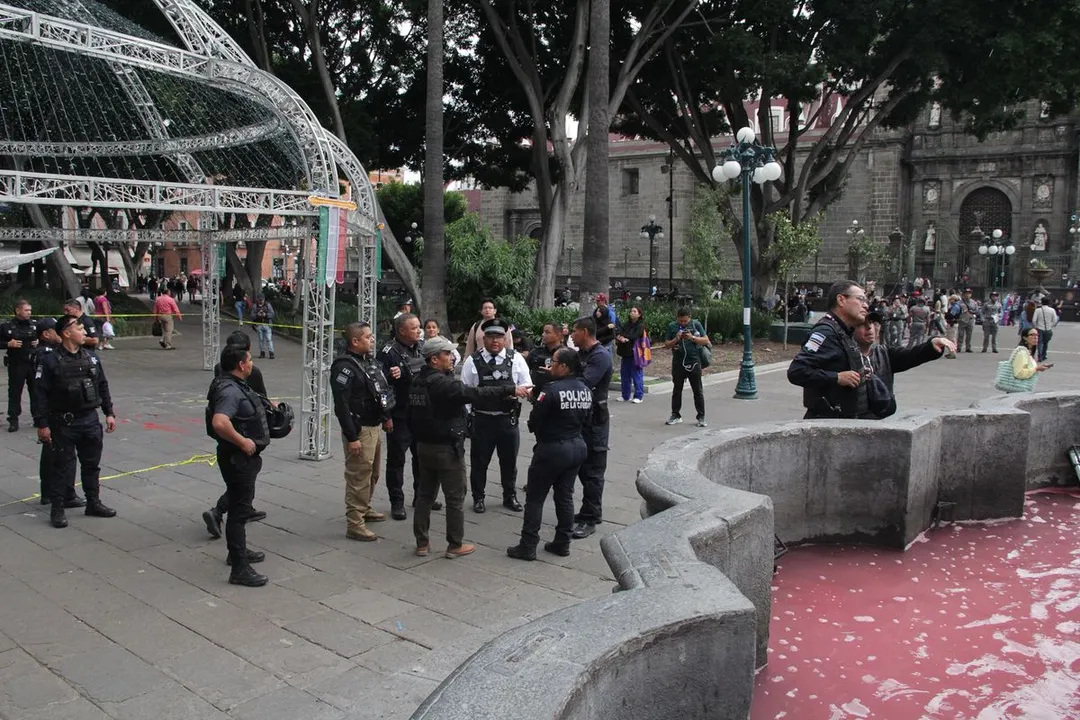 Fuente De San Miguel Vandalizada
