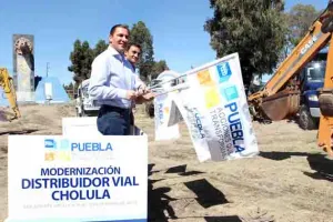 Empieza la construcción del Distribuidor Vial Cholula
