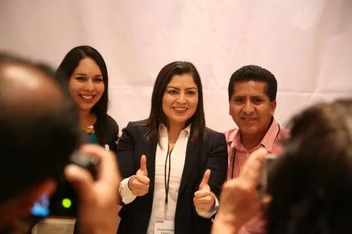 Claudia Rivera no fue a toma de protesta de AMLO porque espacio del Congreso es reducido, justifica