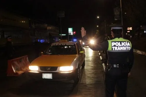 Para traquilidad de las familias poblanas, efectuó SSPTM Operativo Alcoholímetro