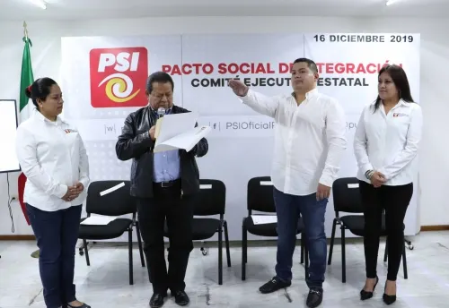 PSI nombra al empresario Sergio Ávila como secretario de Ordenamiento y Vinculación Social
