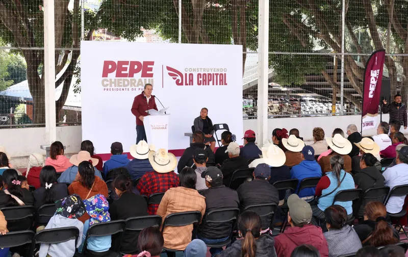 Consolida Pepe Chedraui acciones en favor de las familias en San Andrés Azumiatla
