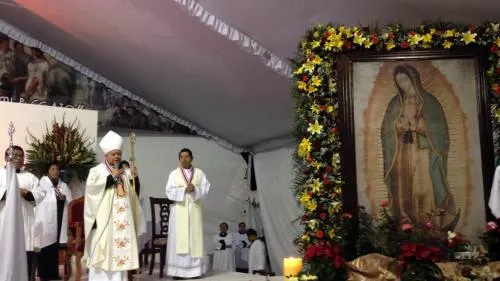 Arzobispo preside ceremonia religiosa y dio inicio a los festejos de la Virgen de Guadalupe