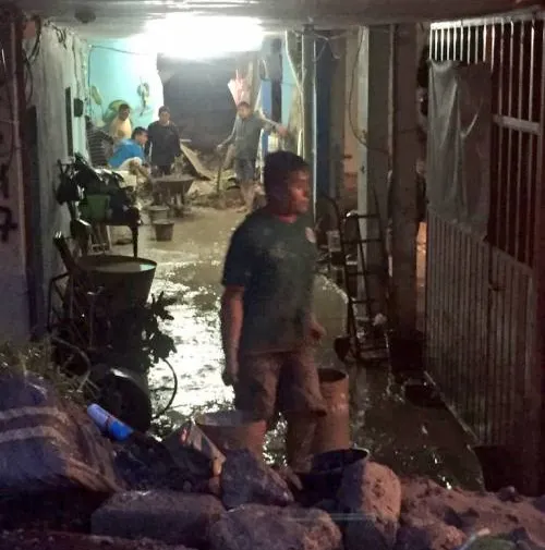 Derrumbes y casas inundadas en municipios de Puebla, saldo de fuertes lluvias este fin de semana: PC