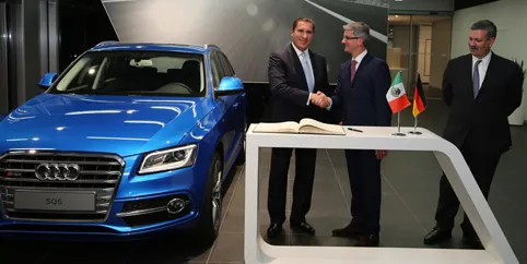Encuentro de RMV con el presidente del Consejo de Audi