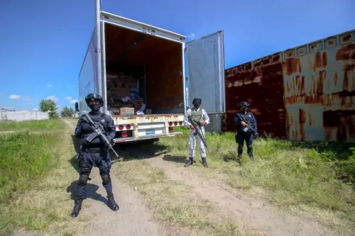 Recuperaron GN y Policía Municipal de Puebla alrededor de 15 toneladas de abarrotes