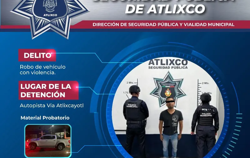 Policía de Atlixco/ Foto]: Especial