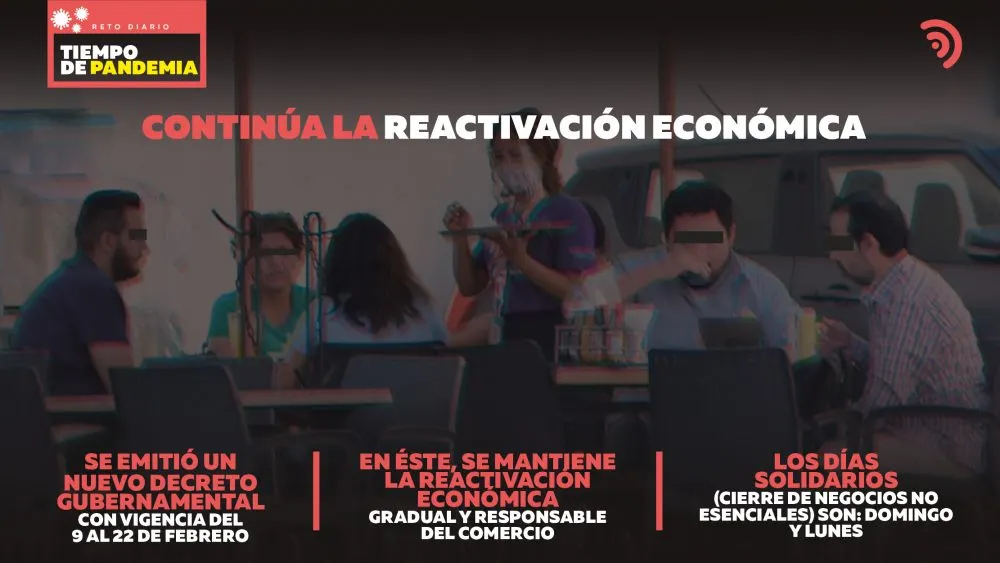 Con nuevo decreto continúa la reactivación económica