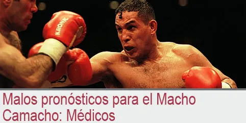 Malos pronósticos para el Macho Camacho: Médicos