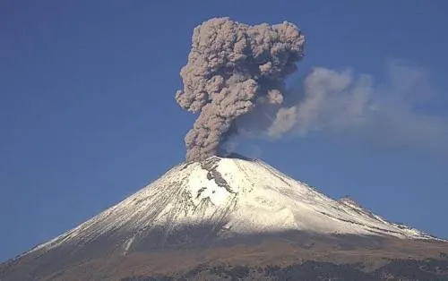 Registra el Popocatépetl exhalaciones de baja intensidad