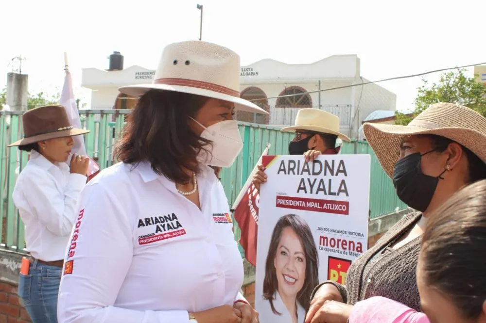 Ariadna Ayala más fuerte que nunca y de la mano de la gente para mejorar Atlixco