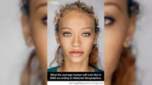 FOTO: Fisonomía del ser humano en el año 2050