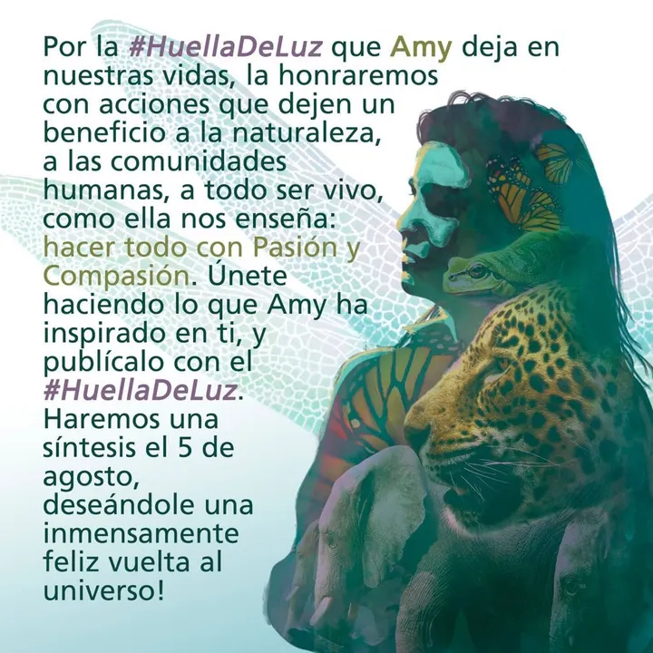 Convocan a sumarse a una “Huella de luz”, un movimiento inspirado en Amy Camacho