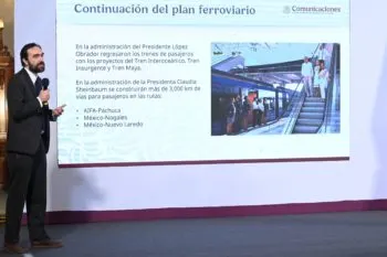Presenta Gobierno de México el plan de trenes de pasajeros en 4 fases; iniciarán en 2025