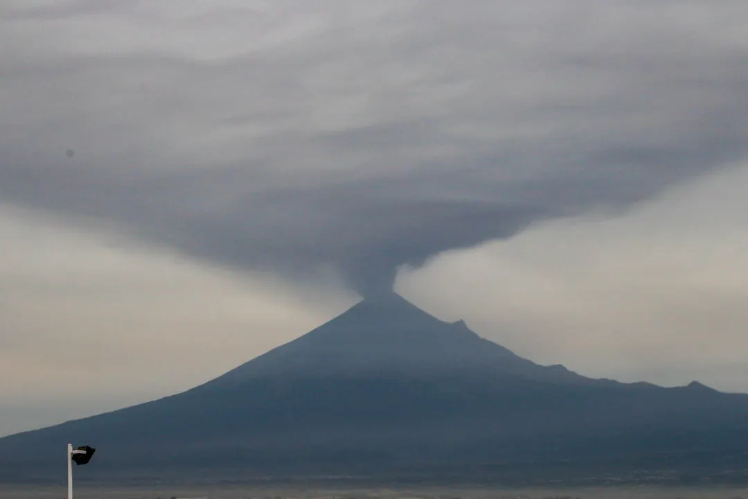 Más de 455 exhalaciones ha presentado el volcán Popocatépetl