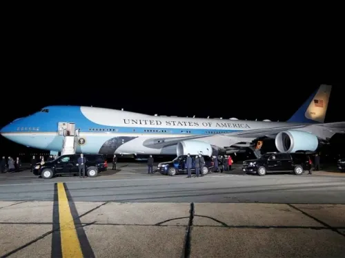 Trump llega a Londres para reunirse con la OTAN
